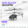4CH Alloy Helicopter